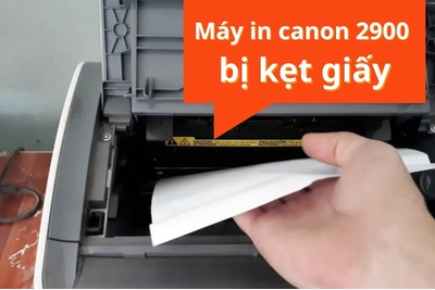 Cách khắc phục lỗi máy in canon 2900 bị kẹt giấy