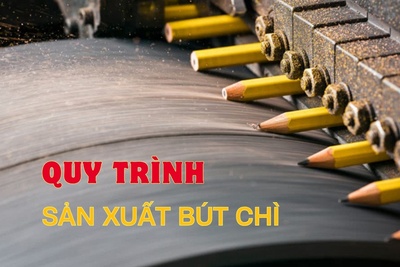 Quy trình sản xuất bút chì như thế nào?