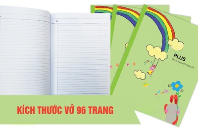 Tiêu chuẩn kích thước vở 96 trang là bao nhiêu?