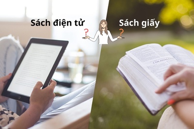 So sánh giữa sách giấy và sách điện tử