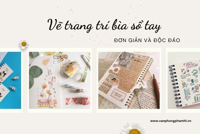 Chia sẻ 11 ý tưởng vẽ trang trí bìa sổ tay đơn giản độc đáo và riêng biệt
