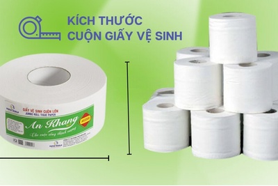 Tìm hiểu kích thước cuộn giấy vệ sinh 1 cuộn dài bao nhiêu mét