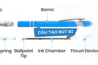 Tìm hiểu đặc điểm cấu tạo của bút bi: Nguyên lý hoạt động