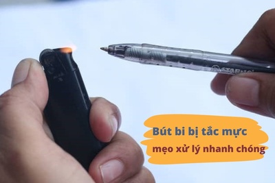 10 mẹo xử lý bút bi tắc mực nhanh chóng hiệu quả không hại bút