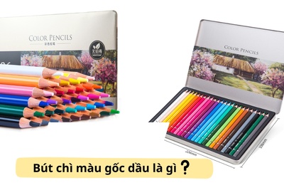 Bút chì màu gốc dầu là gì ? Tìm hiểu cấu tạo công dụng