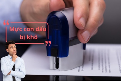 Mực con dấu bị khô phải làm sao? Cách bảo quản con dấu