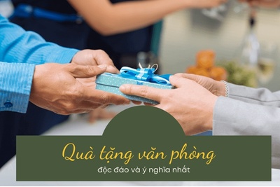 Set quà tặng văn phòng độc đáo và ý nghĩa nhất