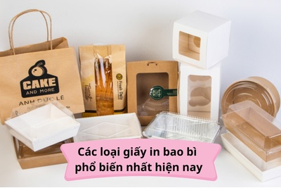 Các loại giấy in bao bì phổ biến nhất hiện nay