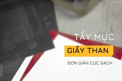 Các cách tẩy mực giấy than đơn giản cực sạch nhanh chóng