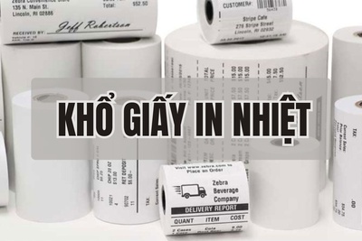 Tổng hợp các khổ giấy in nhiệt (in bill) hóa đơn hiện nay