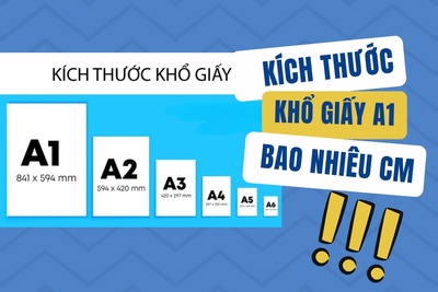 Kích thước khổ giấy A1 bao nhiêu cm?