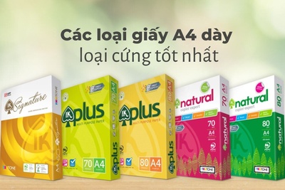 Các loại giấy A4 dày và cứng tốt nhất