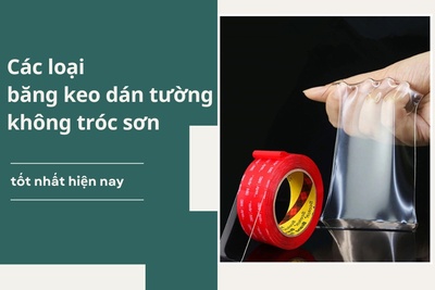 3 Loại băng keo dán tường không tróc sơn tốt nhất