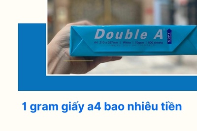 1 gram giấy a4 bao nhiêu tiền