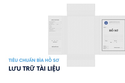 Tiêu chuẩn bìa hồ sơ lưu trữ tài liệu hiện nay