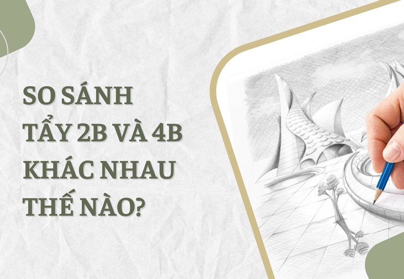 So sánh tẩy 2b và 4b khác nhau như thế nào?