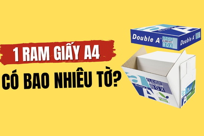 Một tập 1 ram giấy A4 có bao nhiêu tờ?