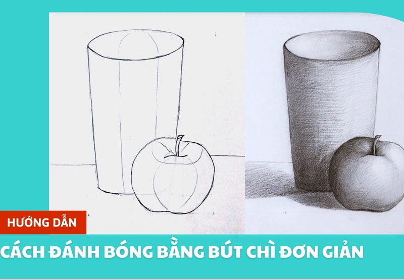 Hướng dẫn cách đánh bóng bằng bút chì đơn giản