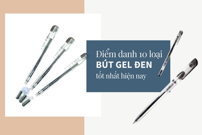Điểm danh 10 loại bút gel đen cute nhất hiện nay