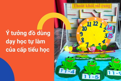 Một số ý tưởng đồ dùng dạy học tự làm cấp tiểu học