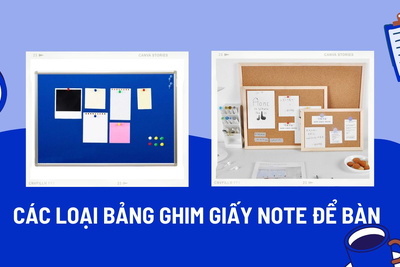 Các loại bảng ghim giấy note để bàn thông dụng hiện nay