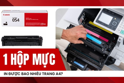 1 Hộp mực in được bao nhiêu trang A4?