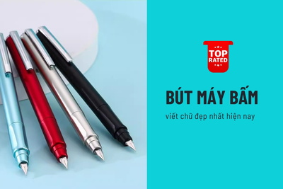 Các loại bút mực bấm viết chữ đẹp thông dụng hiện nay