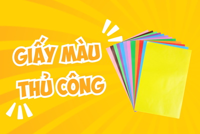 Các mẫu giấy màu thủ công đẹp được dùng nhiều hiện nay