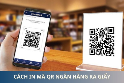 Hướng dẫn cách in mã QR ngân hàng ra giấy​