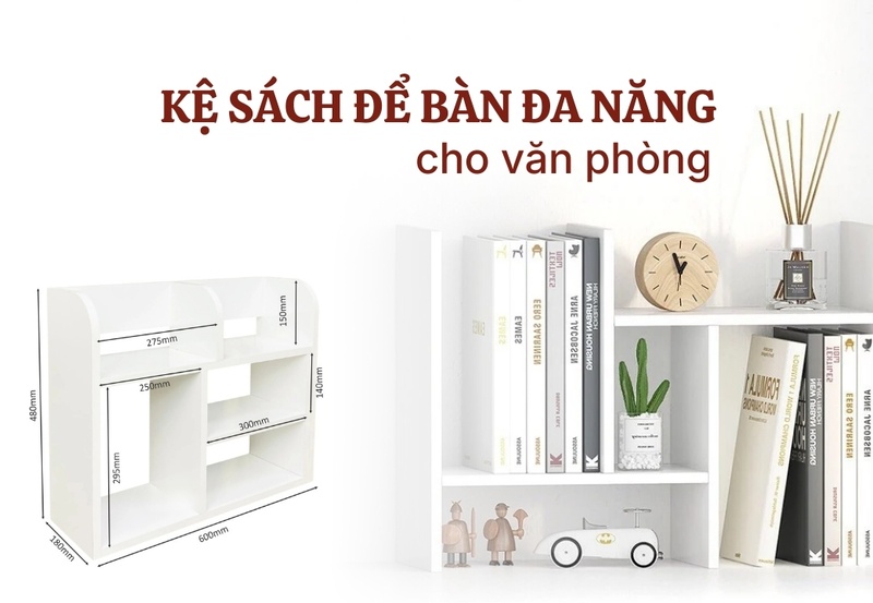 Mẫu Kệ Sách Để Bàn Đa Năng Cho Học Sinh, Văn Phòng