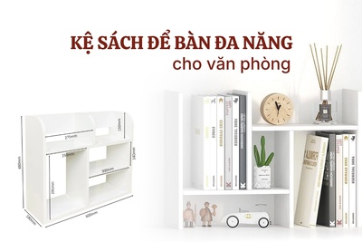 Mẫu Kệ Sách Để Bàn Đa Năng Cho Học Sinh, Văn Phòng