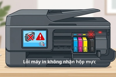 Lỗi máy in không nhận hộp mực: Nguyên nhân & cách khắc phục