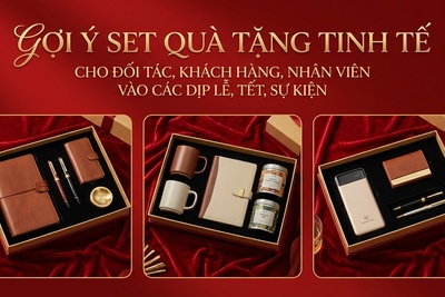 Gợi ý các set quà tặng tinh tế cho đối tác, khách hàng, nhân viên vào các dịp lễ.
