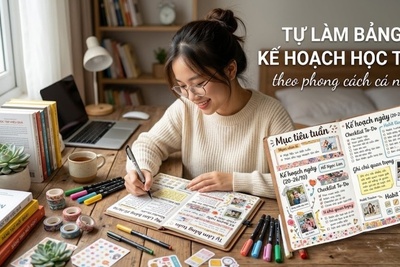 Tự làm bảng kế hoạch học tập theo phong cách cá nhân