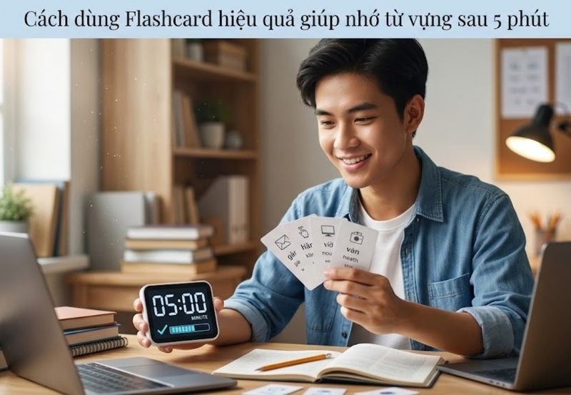 Cách dùng Flashcard hiệu quả giúp nhớ từ vựng sau 5 phút