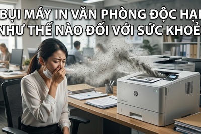 Bụi máy in văn phòng độc hại như thế nào đối với sức khoẻ?