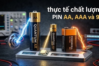 Thực tế bất ngờ khi dùng pin AA, AAA và 9V chất lượng cao