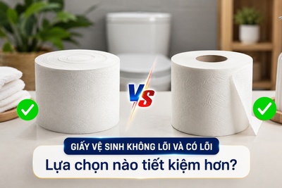 Giấy vệ sinh không lõi và có lõi: Lựa chọn nào tiết kiệm hơn?
