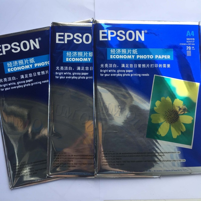 Giấy In Ảnh Epson 13x18 - Xấp 20 Tờ