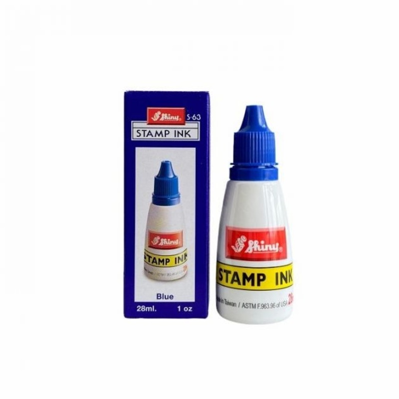 Mực Dấu Shiny S-63 Màu Xanh 28ml