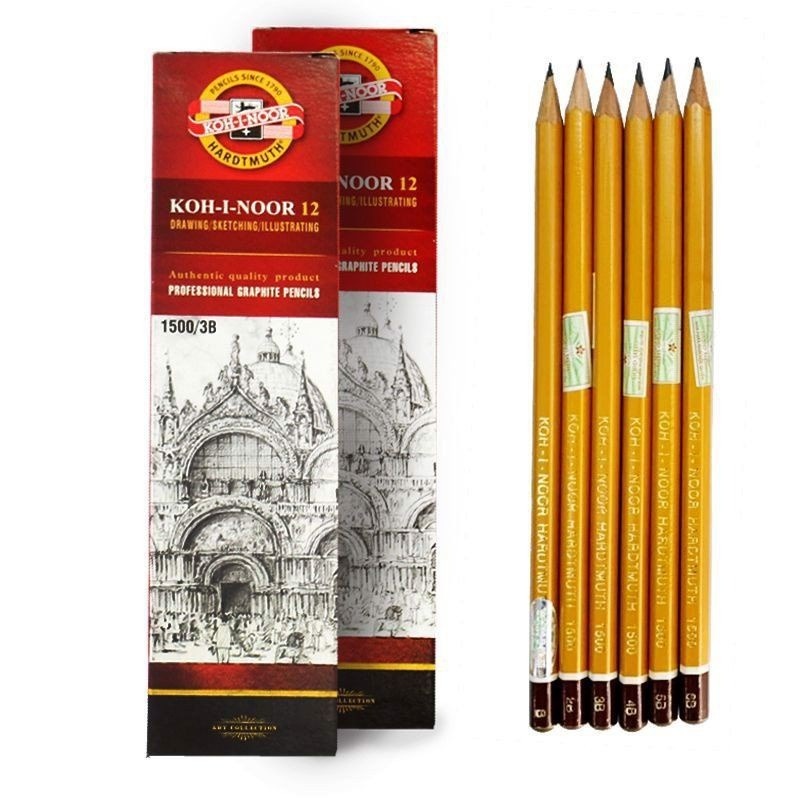 Hộp 12 Bút chì HB 1500 KOH-I-NOOR Tiệp