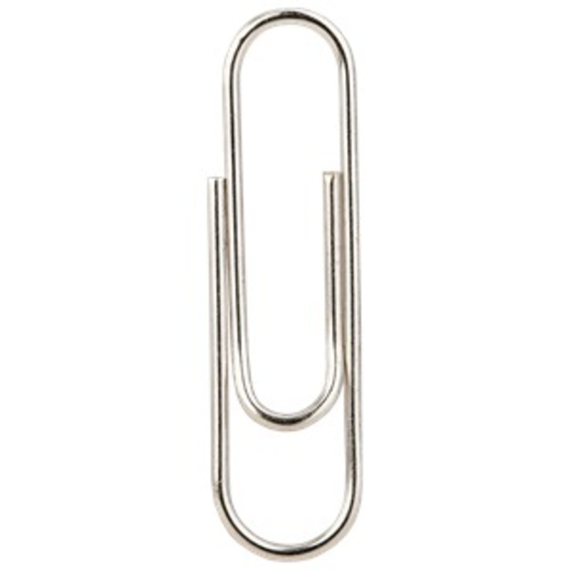 Ghim vòng Deli màu bạc Paper Clips 29mm