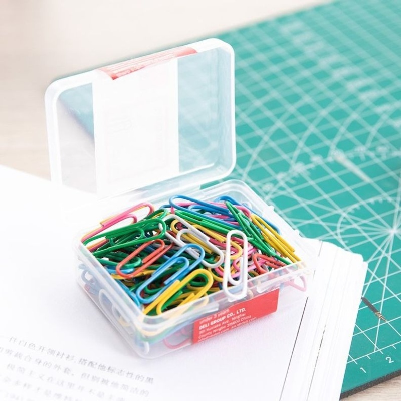 Ghim vòng Deli Paper Clips 29mm nhiều màu 