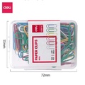 Ghim vòng Deli Paper Clips 29mm nhiều màu 