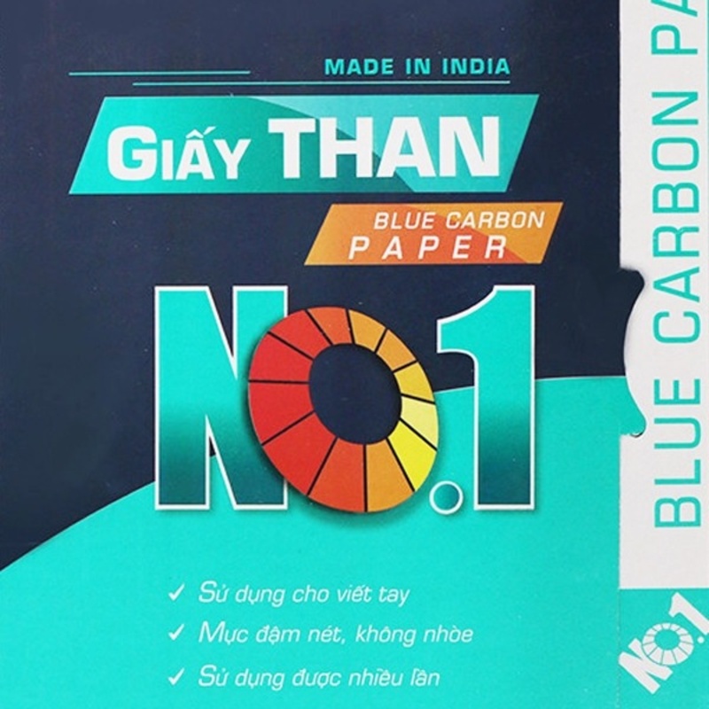 Giấy than Officetex No.1 OT-CB001BU (100 Tờ/Hộp) 