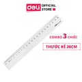 Thước kẻ Deli 20cm 6220