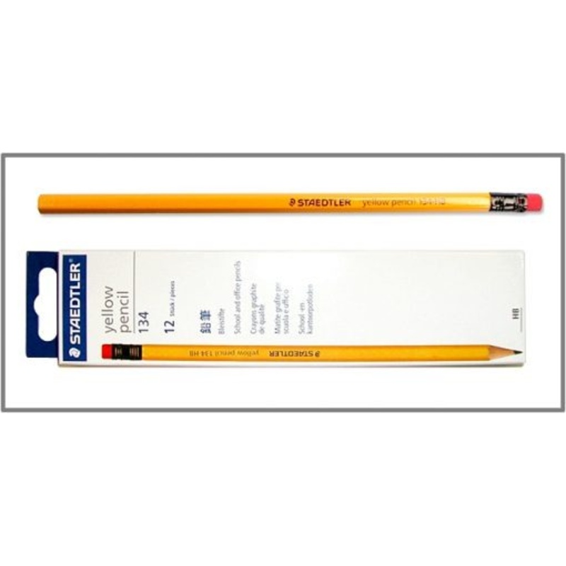 Bút chì Staedtler 134 2B có tẩy