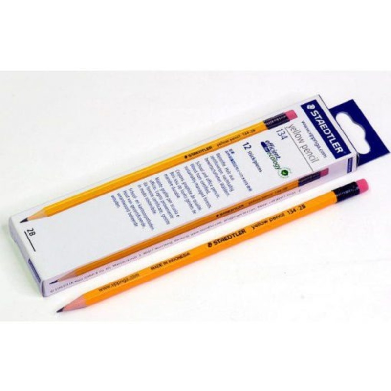 Bút chì Staedtler 134 2B có tẩy