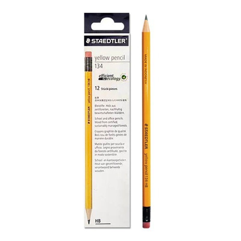 Bút chì Staedtler 134 2B có tẩy