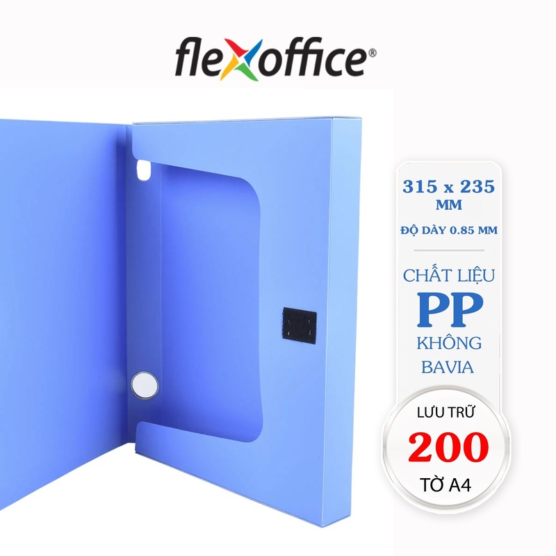 Bìa hộp Flexoffice PP 35-A4 FO-BF04